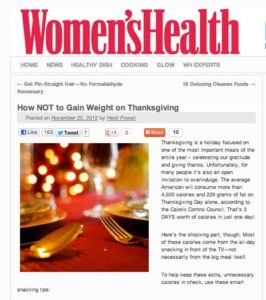 How NOT to Gain Weight This Thanksgiving-Heidi Powell How NOT to Gain Weight This #Thanksgiving from #HeidiPowell #HealthyThanksgiving - Learn more at http://HeidiPowell.net/43