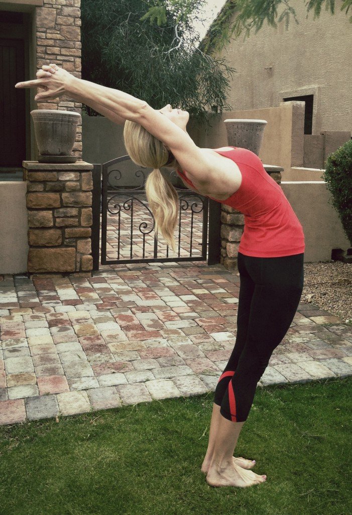 Raised Arm Yoga Pose by Heidi Powell #YogaWorkout with #HeidiPowell Raised Arm Yoga Pose - Learn more at http://HeidiPowell.net/305