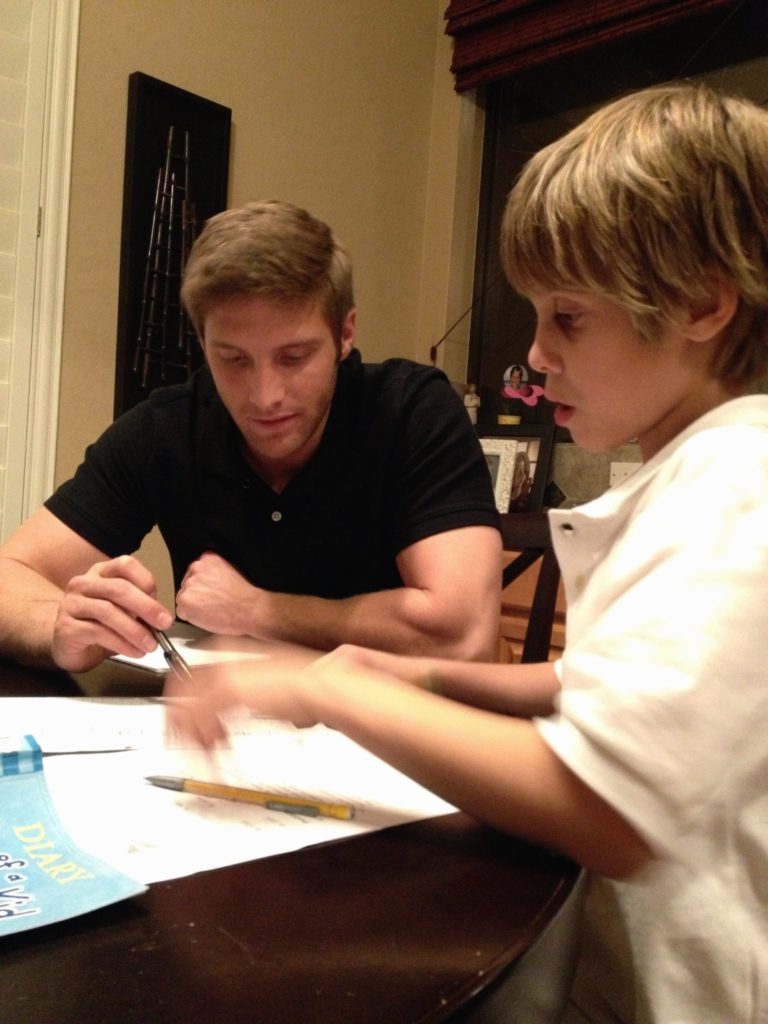 Day in the Life: Homework with Uncle Denver #PowellPack #Dayinthelife #homework #UncleDenver #HeidiPowell