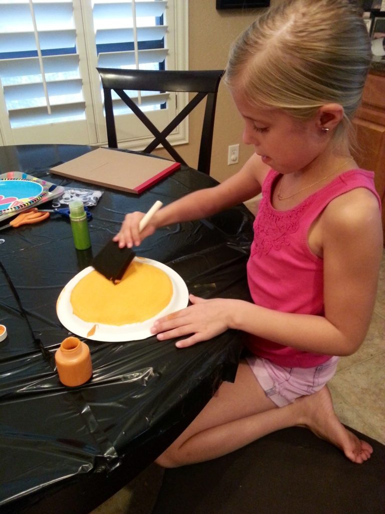 Celebrity Trainer Heidi Powell - Monster Masks - learn how to make these on http://heidipowell.net/?p=4029 Marley Making Her Monster Mask http://heidipowell.net/4029