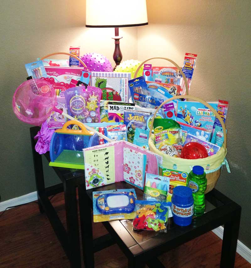 easter baskets for little girls