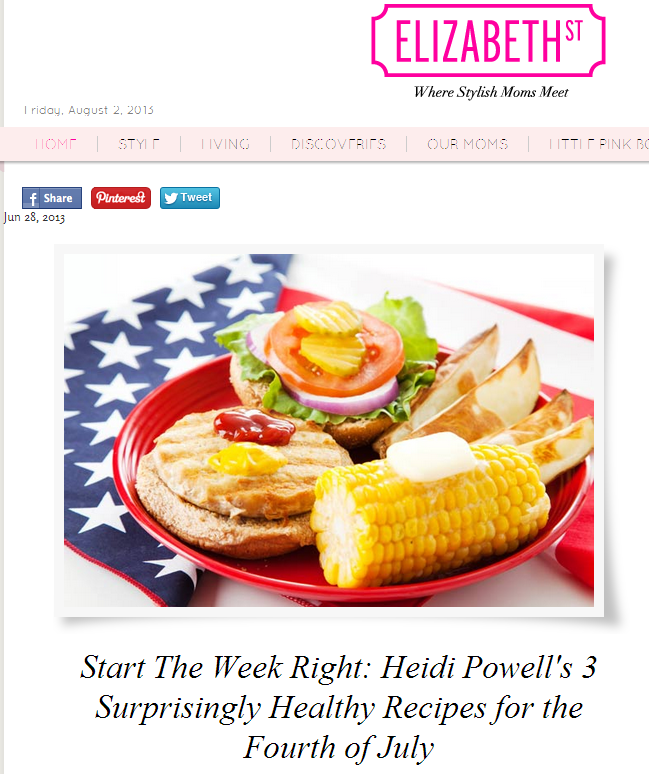 4th of July Recipes from Celebrity Trainer Heidi Powell - Learn more at https://heidipowell.net/2771