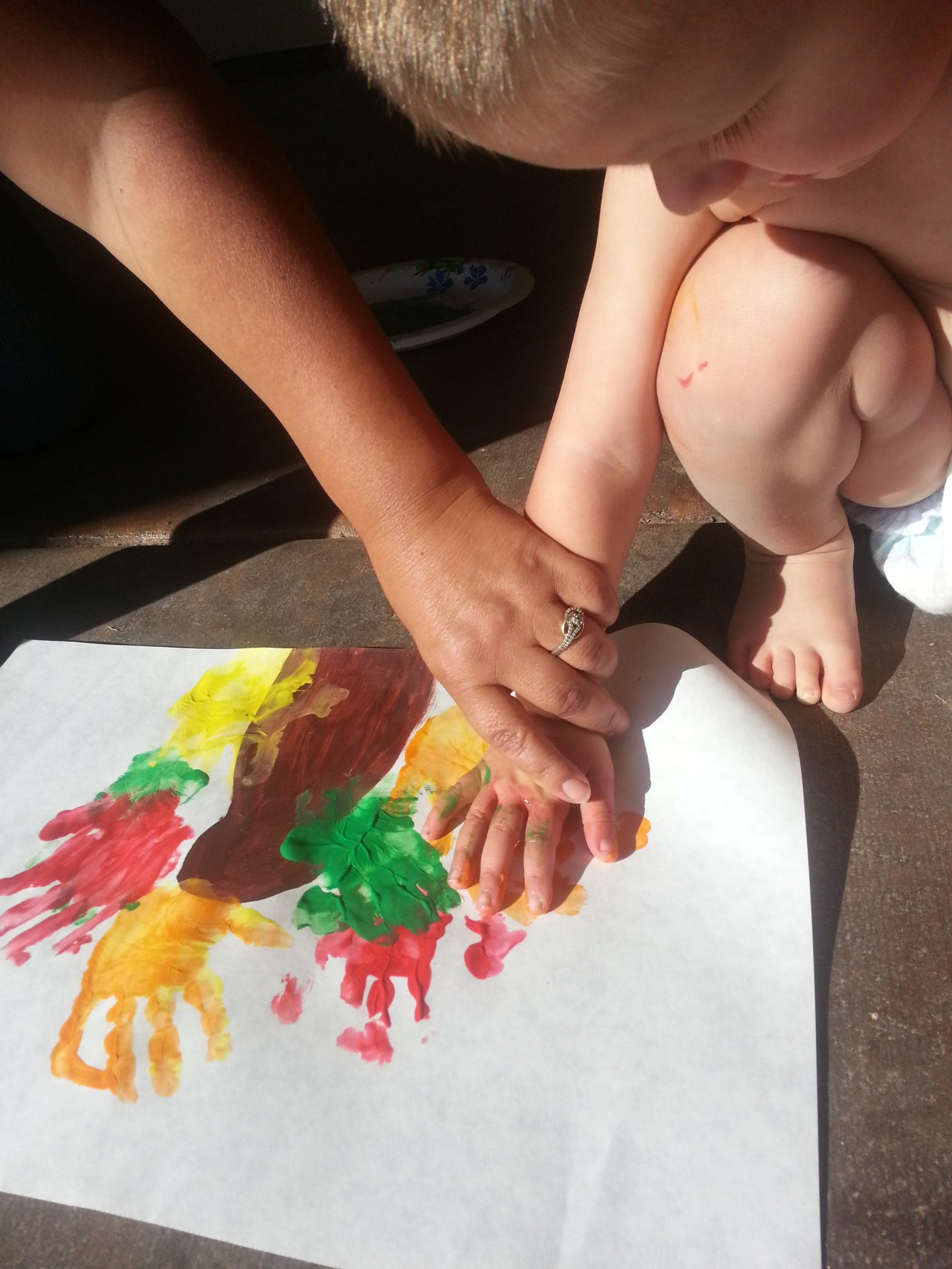 #Cash's Thanksgiving #TurkeyCraft #fortoddlers #PowellPack