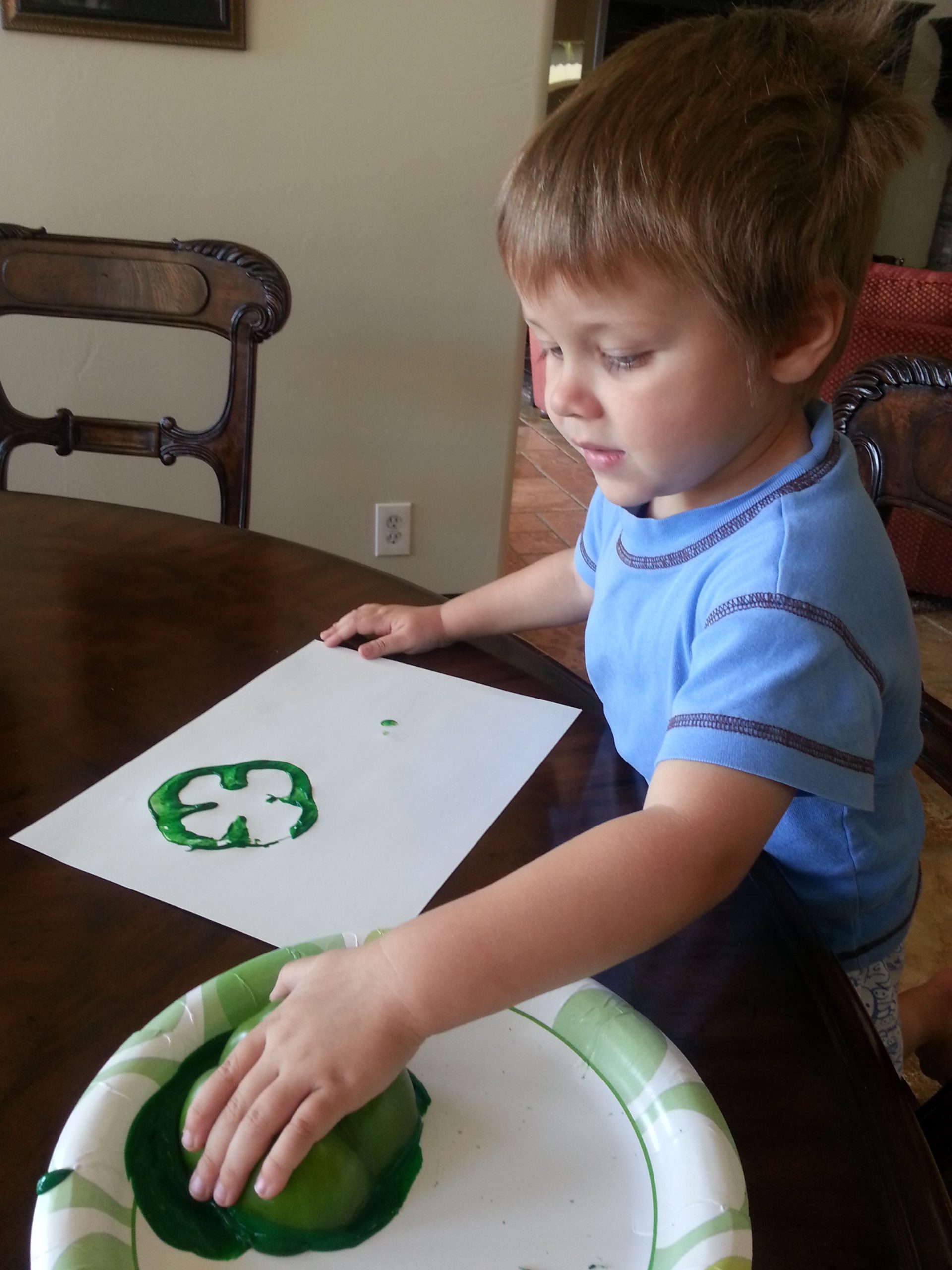 #PowellPack #StPatricksDay #PepperStamper #Craft ToddlerFun