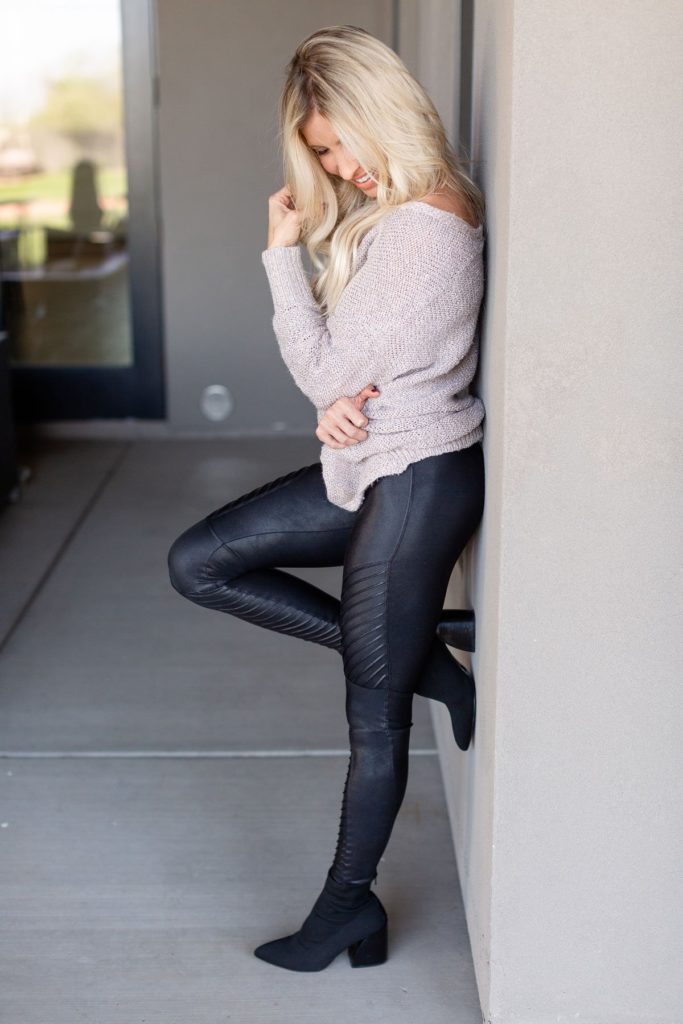 Date Night Faux Leather Leggings – Max & Addy