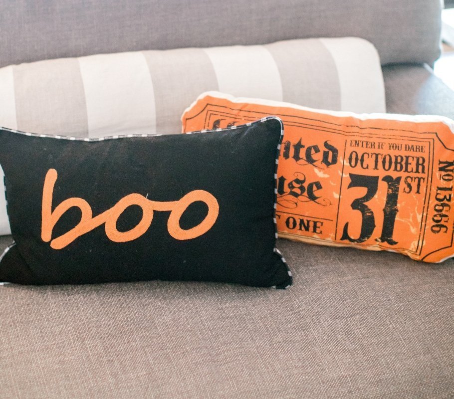 Halloween Printed Throw Pillows